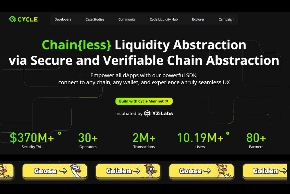 Cycle Network: Cross-Chain Platform Optimizing Liquidity